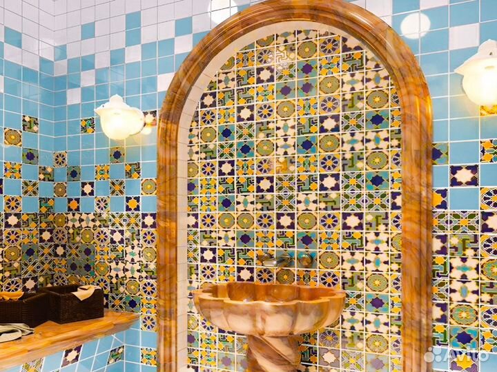 Керамическая плитка Багдад син верх01