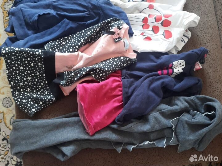 Детские вещи на девочку пакетом 86 92