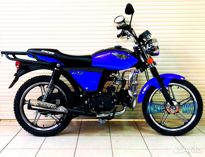 Мопед Racer RC50-F Alpha + цпг 110 см3, синий