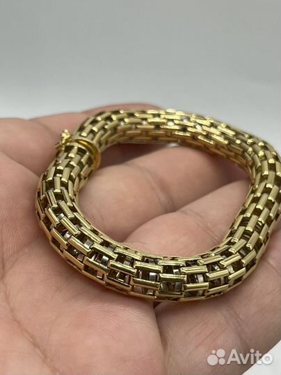 Золотой браслет 750 пробы италия