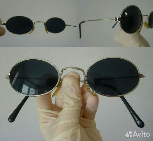 Солнцезащитные очки 90е брак (метал. оправы)