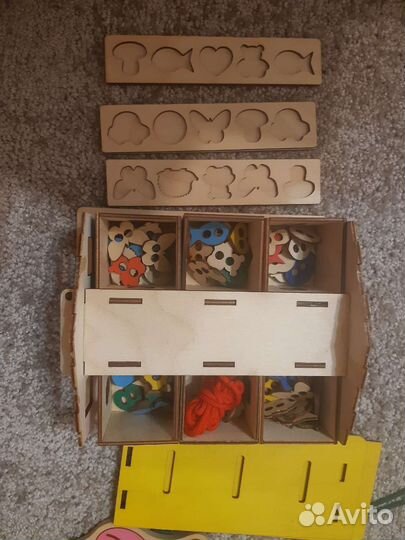 Деревянная игра/сортер