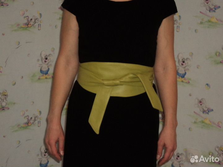 Продаю кожаный пояс-кушак/пояс оби на 42-44 р-р