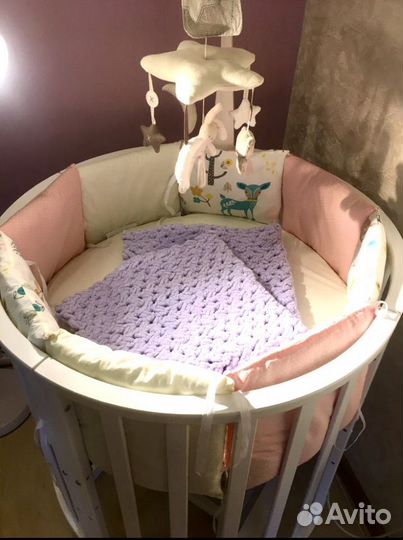 Кровать трансформер детская с маятником