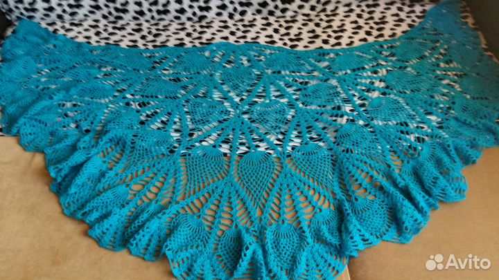 Шаль ручной работы