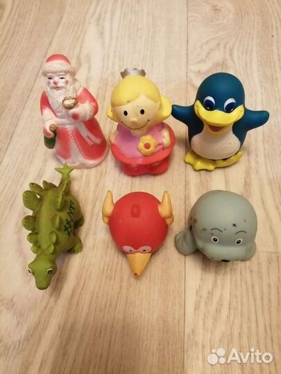 Резиновые игрушки для ванной