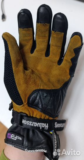 Мотоперчатки кожаные
