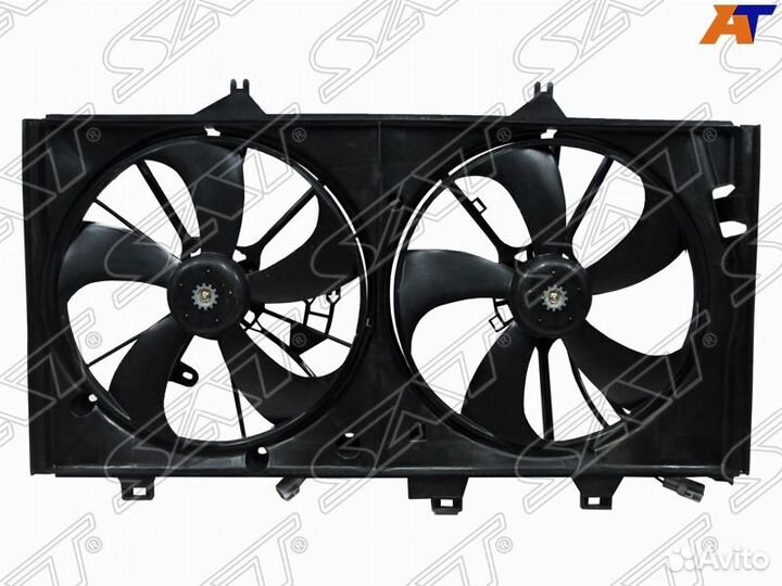 Диффузор радиатора в сборе toyota camry 50 55 3,5