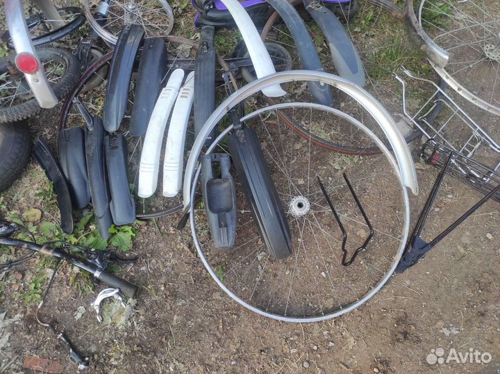 Рама складная салют, колесо 26, крылья, багажник