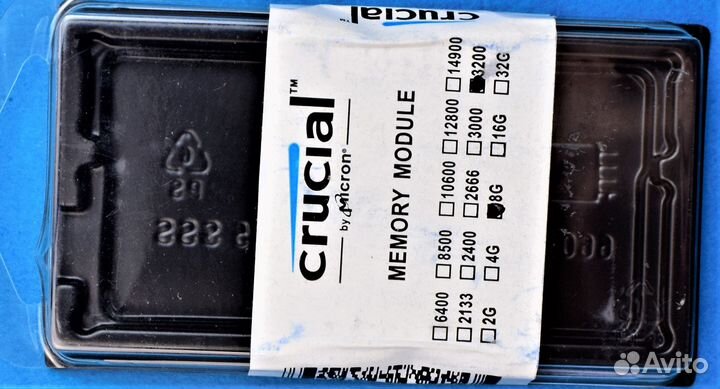 Оперативная Память DDR4 8GB 3200MHz Crucial sodimm