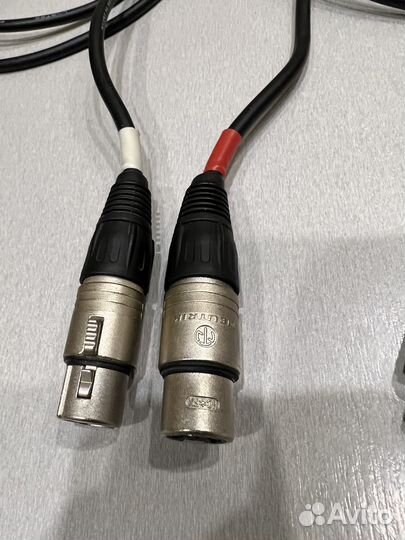 Межблочный кабель xlr - jack (Neutrik-Canare)