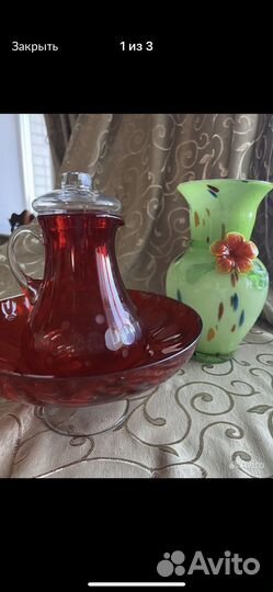 Вазы, Набор тарелок ГДР