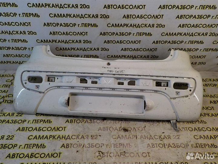 Бампер задний Peugeot 107 2005-2014