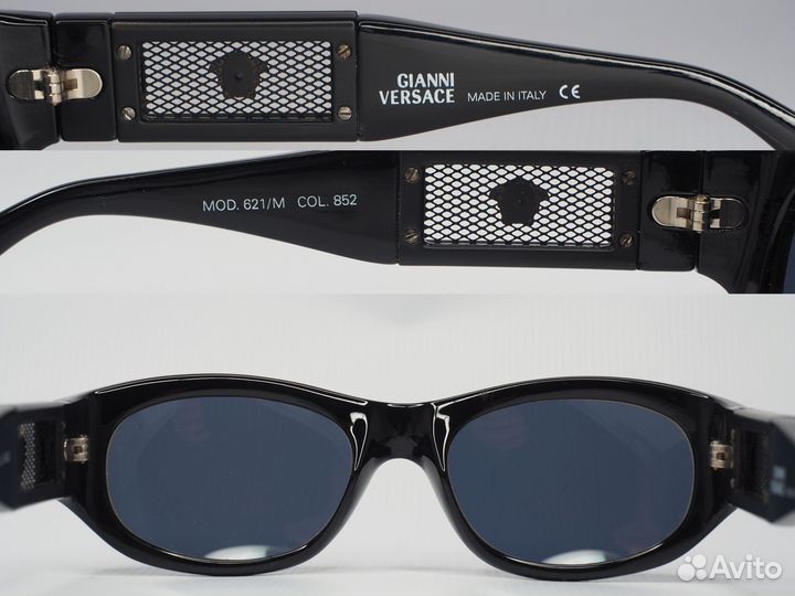 Солнцезащитные очки Gianni Versace 621 винтаж 90е