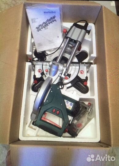 Торцовочная пила metabo kgs 216 m