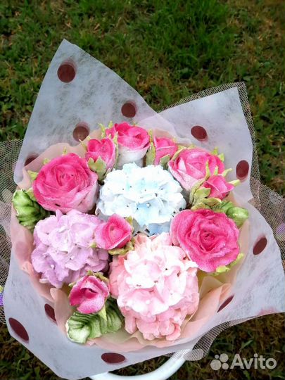 Сладкий букет из зефира Зефирный букет