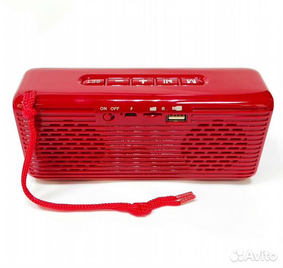 Беспроводная колонка Т&G 174 23см red. Нов-е,м-н