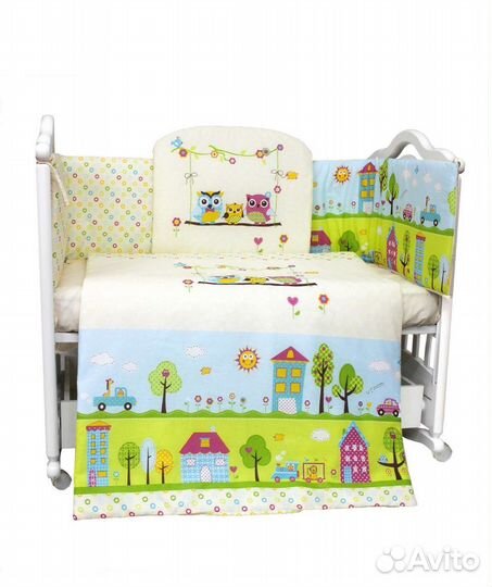 Комплект в кроватку с бортиками