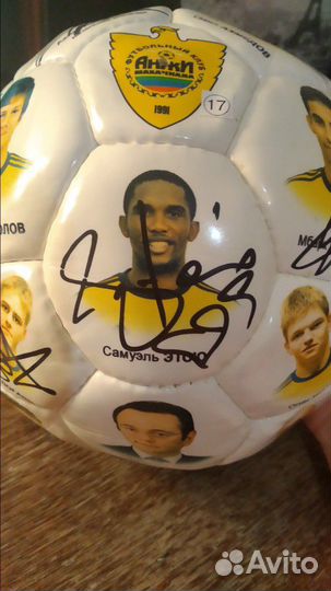 Автографы знаменитостей фк Анжи Махачкала