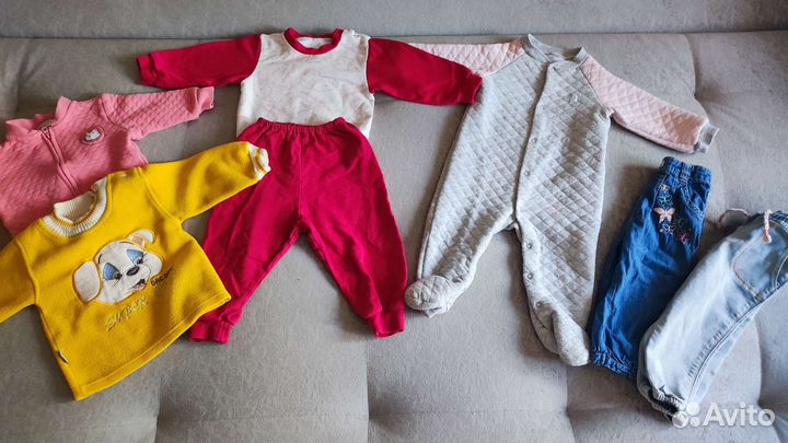 Одежда для девочки 6-9 мес