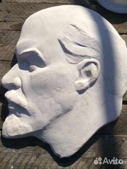 Барельеф гипс В.И.Ленин 50х40см/ новый