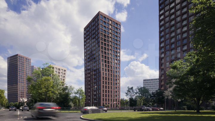 Квартира-студия, 41,3 м², 17/25 эт.