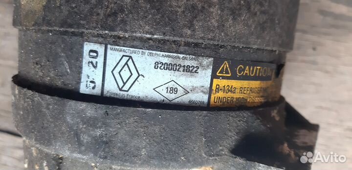 Компрессор кондиционера Renault Laguna 2 2004г