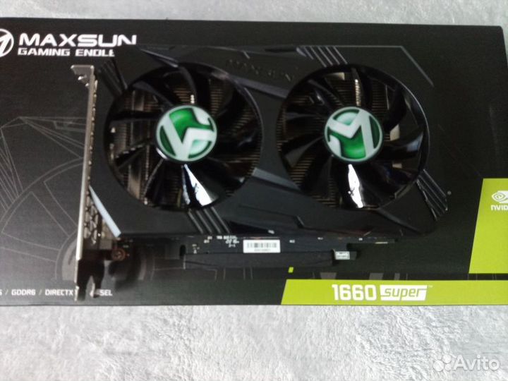 Видеокарта GTX 1660 super 6gb новая