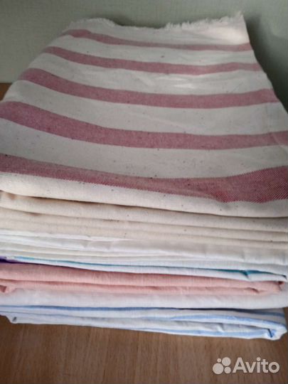 Простыни льняные СССР, наматрасник, скатерть