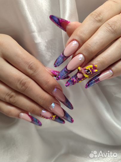Наращивание ногтей,арочные ногти, обучение
