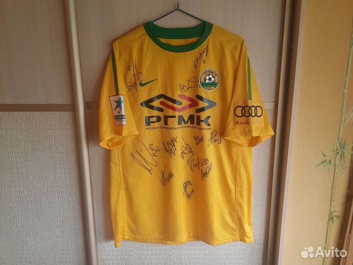 Игровая футболка фк Кубань с автографами команды