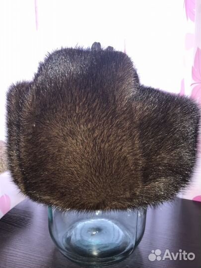 Шапка-ушанка норковая