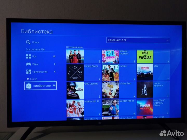 Ps4 slim + 50 игр + 2 джойстика