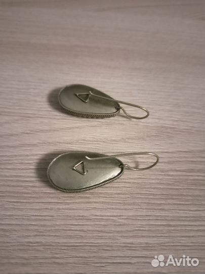 Серьги СССР нифифть винтаж