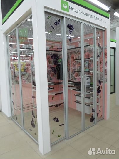 Витражные двери