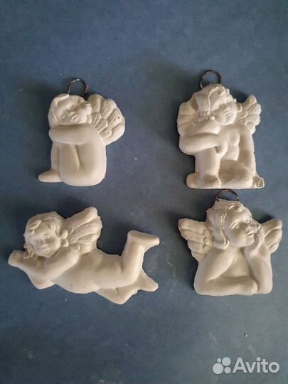 Фигурки для росписи, ангелы, лица