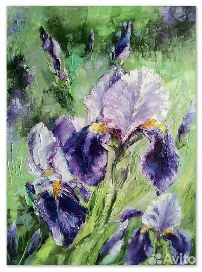 Картина маслом на холсте в раме