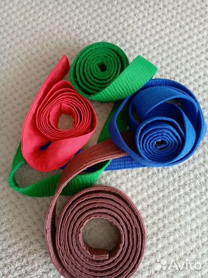 Пояс для карате коричневый