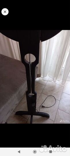 Торшер винтаж. Дерево