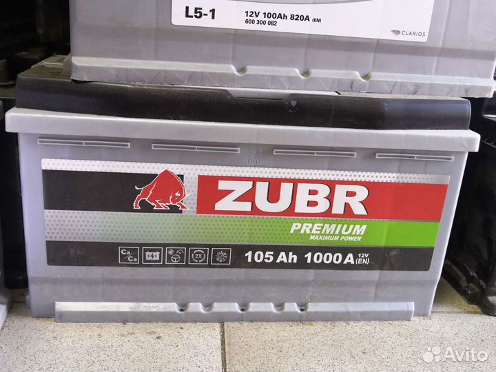 Аккумулятор Zubr 105ah