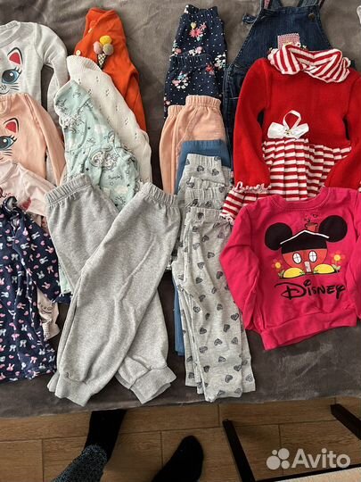 Вещи пакетом на девочку86-92