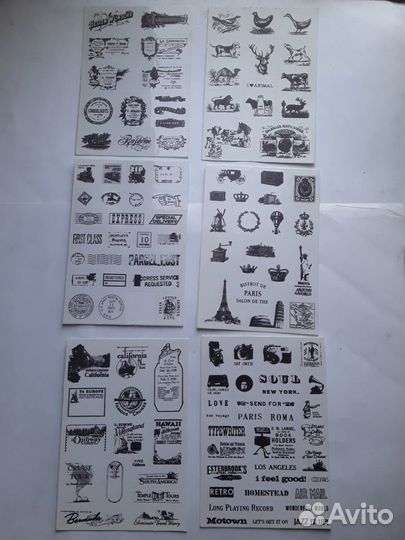 Новый набор стикеры наклейки old style