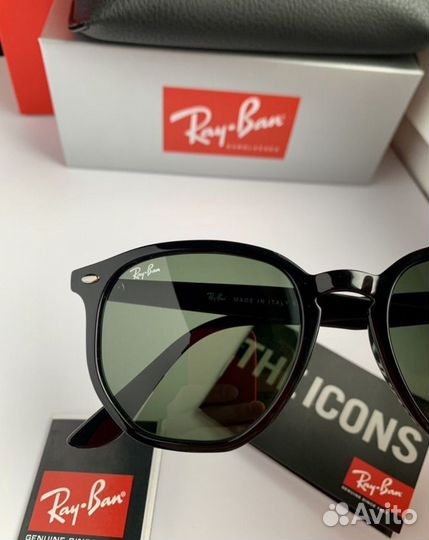 Очки ray ban hexagonal зеленые