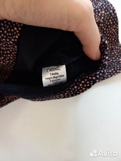 Пакет фирменных футболок на девочку 62 68 next zar