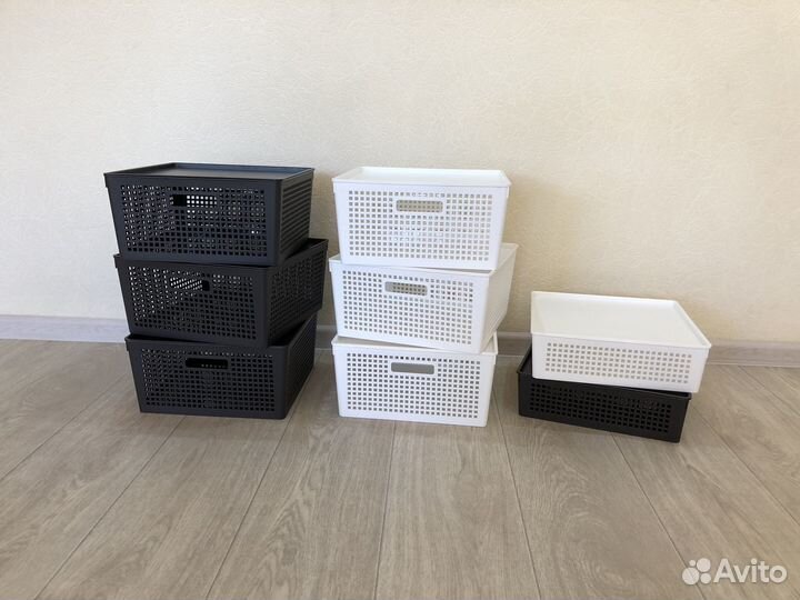 Лотки с Крышкой 8шт по 7.3л и 12л