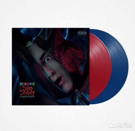 Eminem - The Death Of Slim Shady Red & Blue Opaque