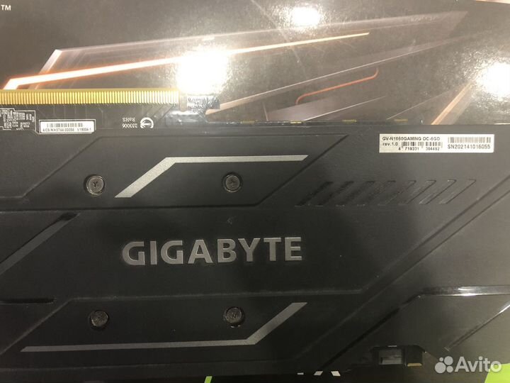 Видеокарта Gtx 1660 6gb gigabyte