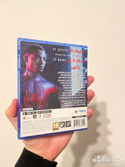 Spider man miles morales ps5 диск рус