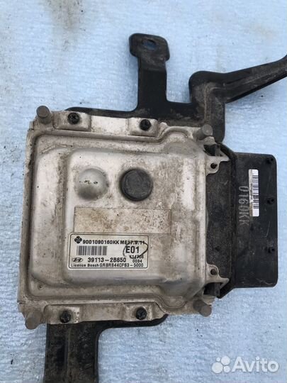 Эбу Hyundai Solaris с ключами замком зажигания