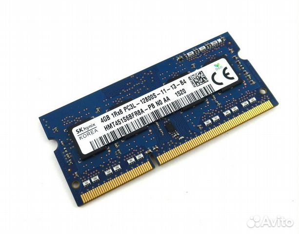 Оперативная память Hynix SO-dimm DDR3L 4Gb 1600Mhz